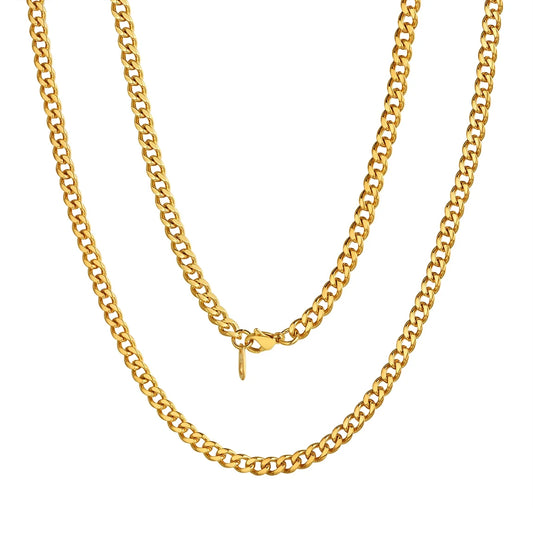 Rappers Chain for Men 24 Inch 18K Gold Filled Heavy Necklace Mens Gift