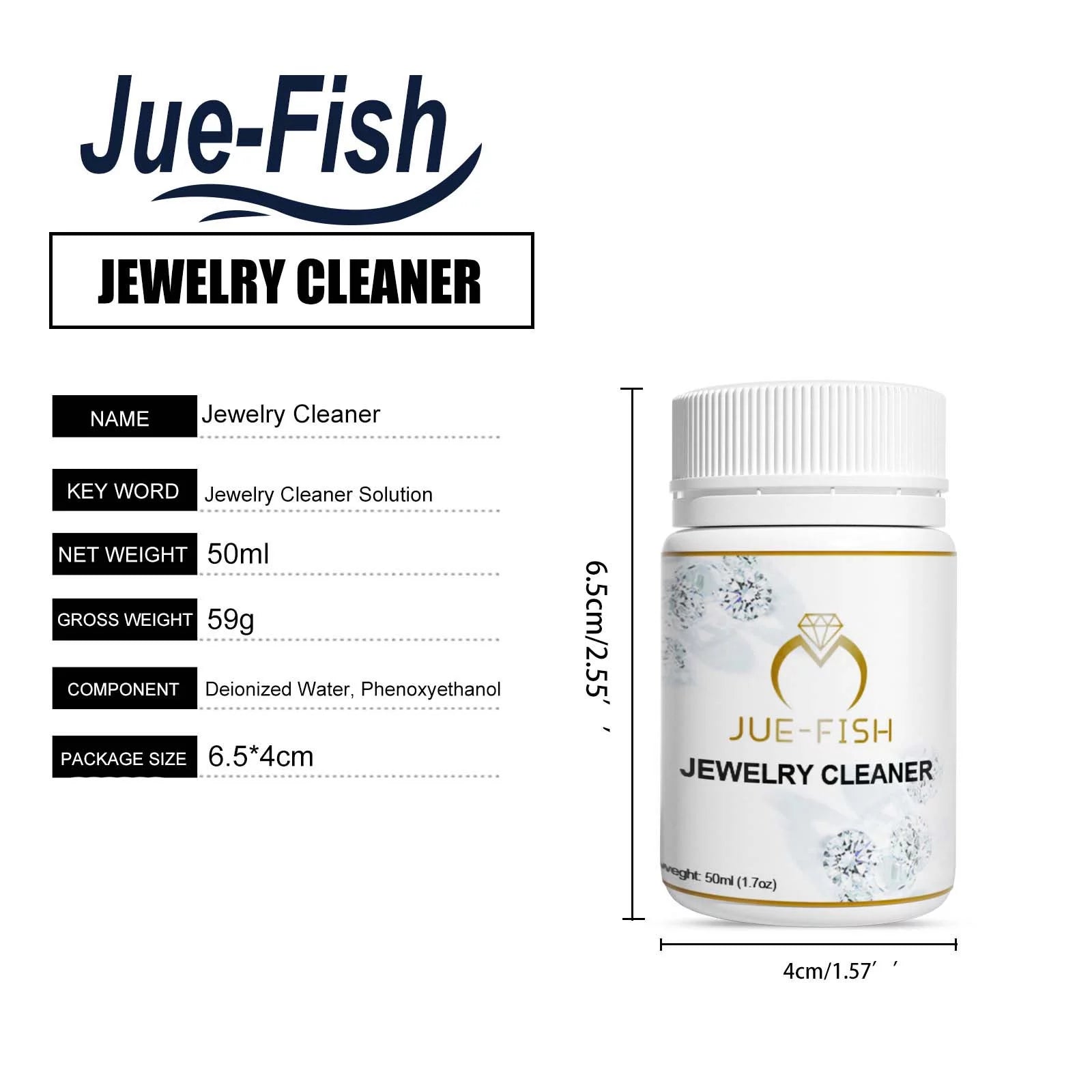 , Gold and Silver , Toxin and Chemical-Free Jewelry Cleaning Solution, Gentle Cleaner Spray for Shine & Brilliance to Gold, Platinum, Precious Gemstones & Diamond