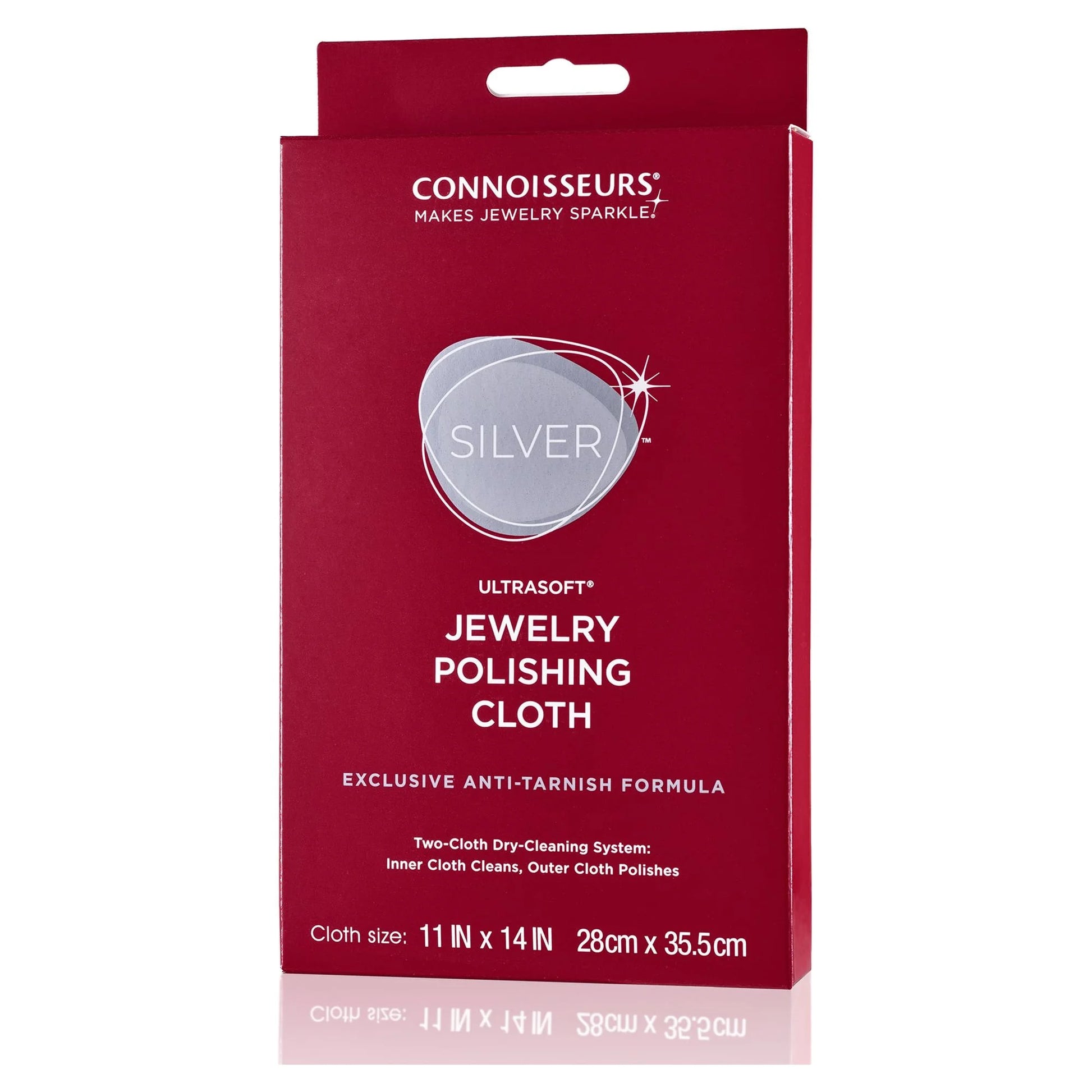 Silver Jewelry Polishing Cloth Cleans and Polishes All Silver Jewelry